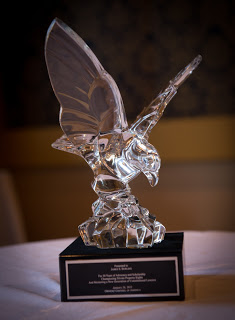 The Crystal Eagle Award is presented annually to individuals who have contributed toward advancing the cause of property rights. 